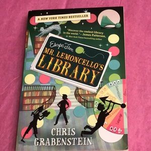 🌀2/$6🌀Sale! -Mr. Lemoncello’s Library Chris Crabenstein,adolescent readers